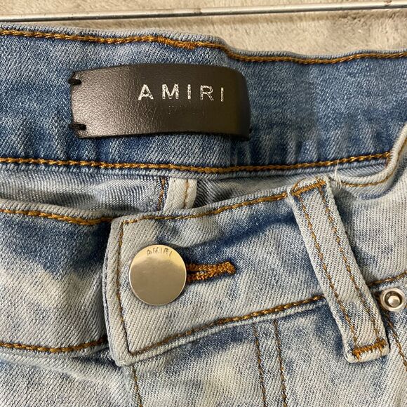 Amiri Jeans City paint size button fly #227 distressed denim. - Picture 6 of 14